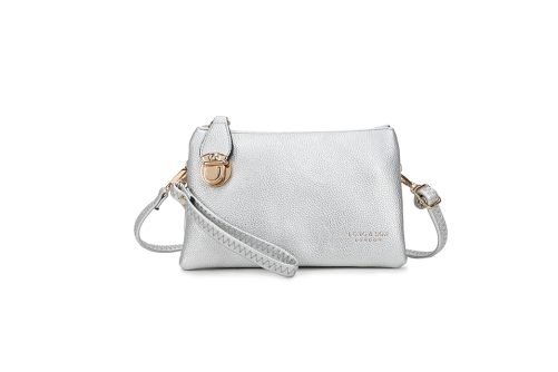 Naomi Crossbody Bag clutch in silver
