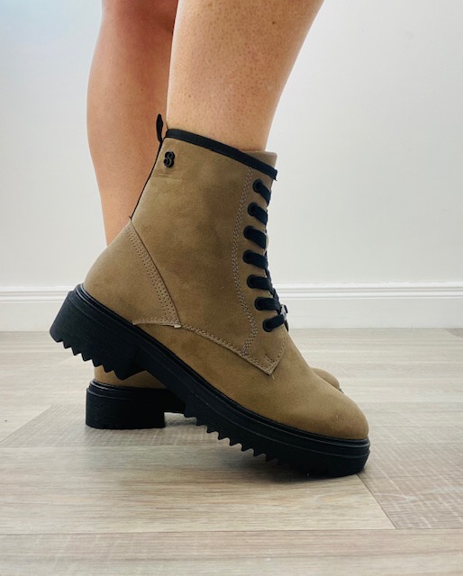 S. Oliver Maureen Boots - Taupe 