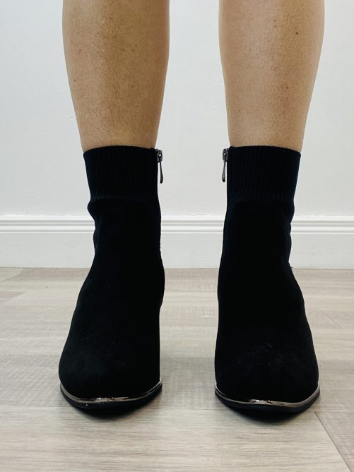 Marco Tozzi MT Elaine Sock Boot in Black