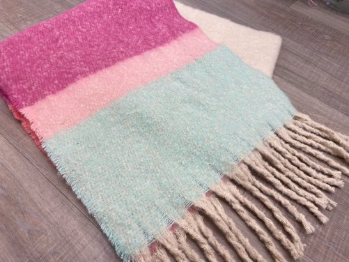 Pieces Bea Scarf in Pink