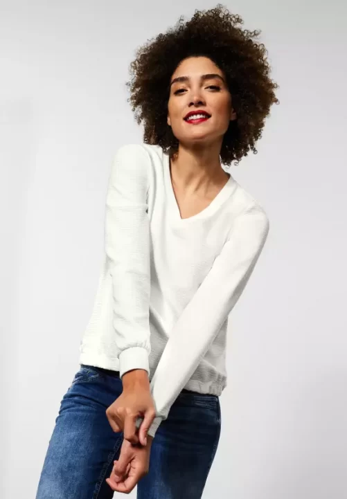 Street One Cathriona Top in off white