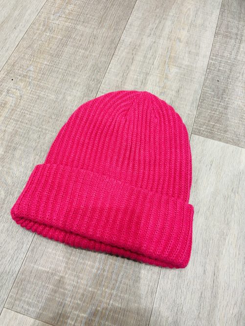 Pieces Hexo Hat in dark pink