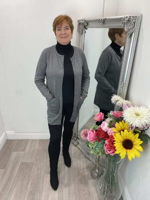 Anonymous Patsy Cardigan in Grey