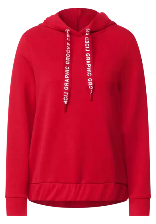 Cecil Odine Hoodie in red