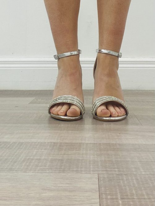 Surefoot preston sandal in silver