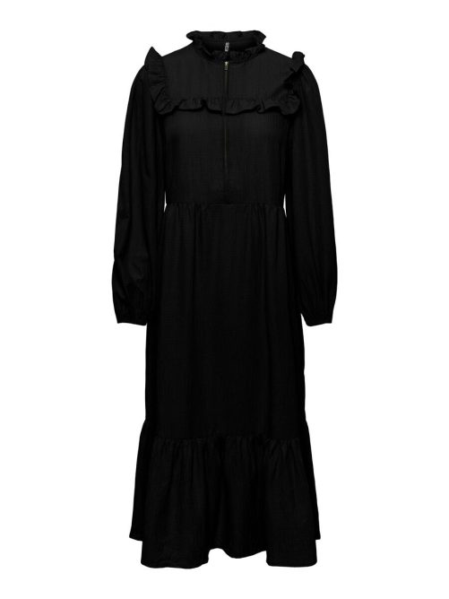 Brianna midi dress in black