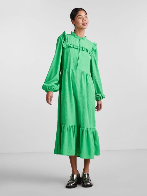 Brianna midi dress in green