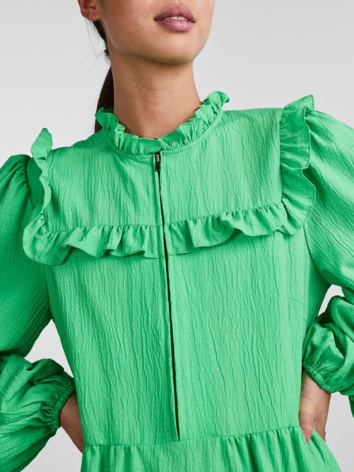 Brianna midi dress in green