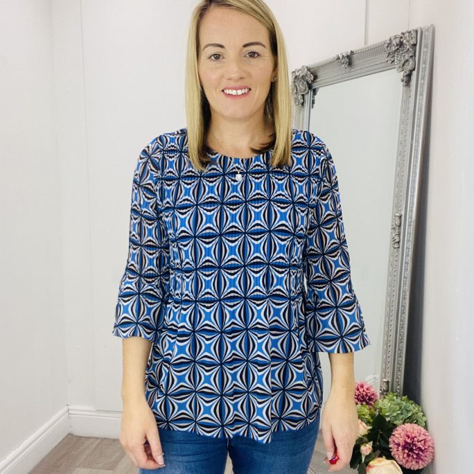 Pia blouse in blue
