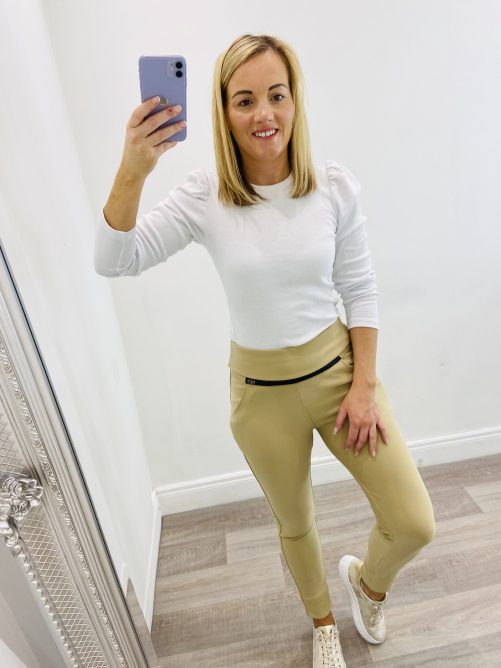 Lara Leggings in beige
