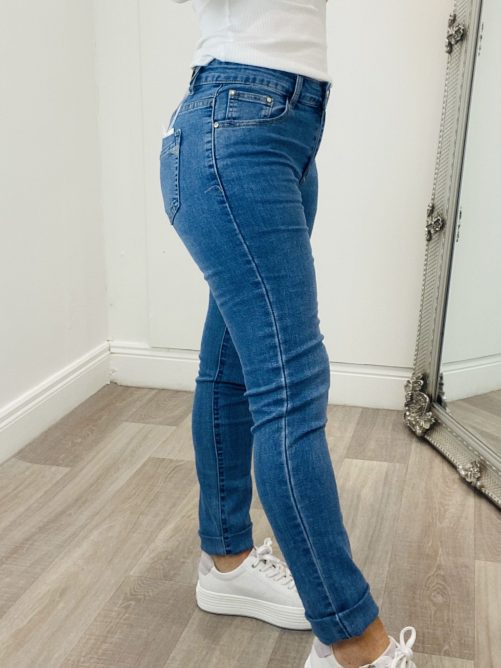 Skinny jeans in denim