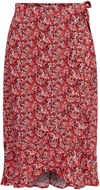 Thora Wrap skirt in red