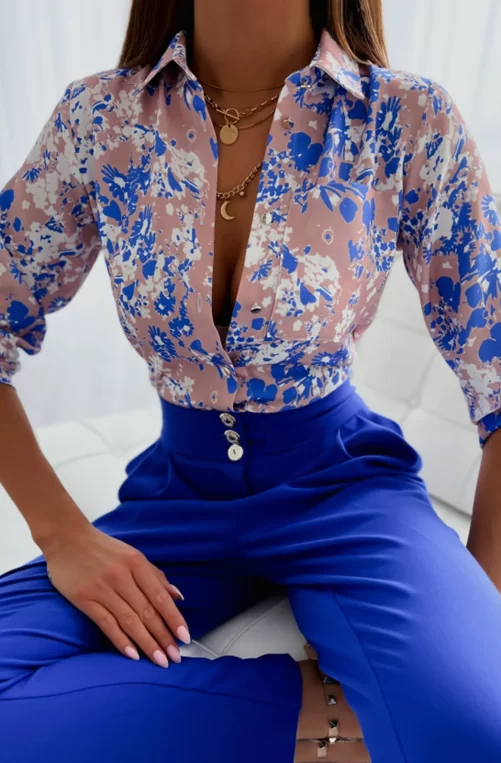 Klaire blouse in blue
