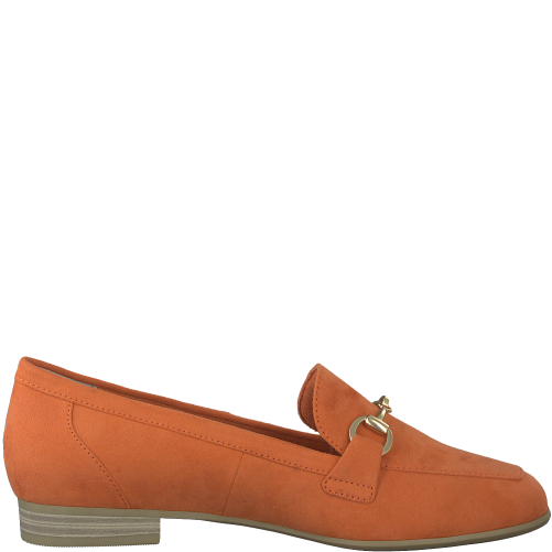 Lulu loafers in orange