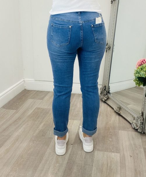 Slim fit jeans in denim