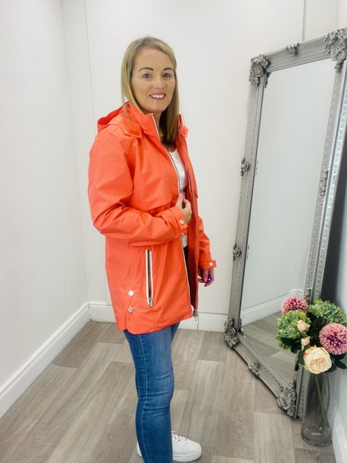 Mary Jacket in coral