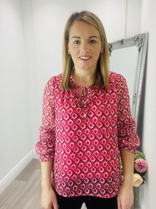 Ina blouse in pink