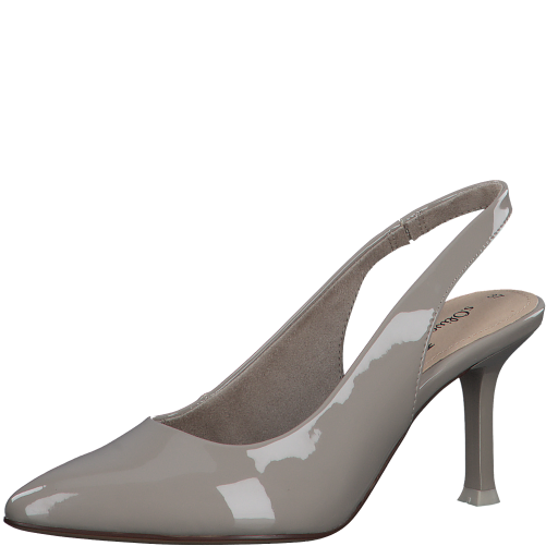 Norma Heel in taupe