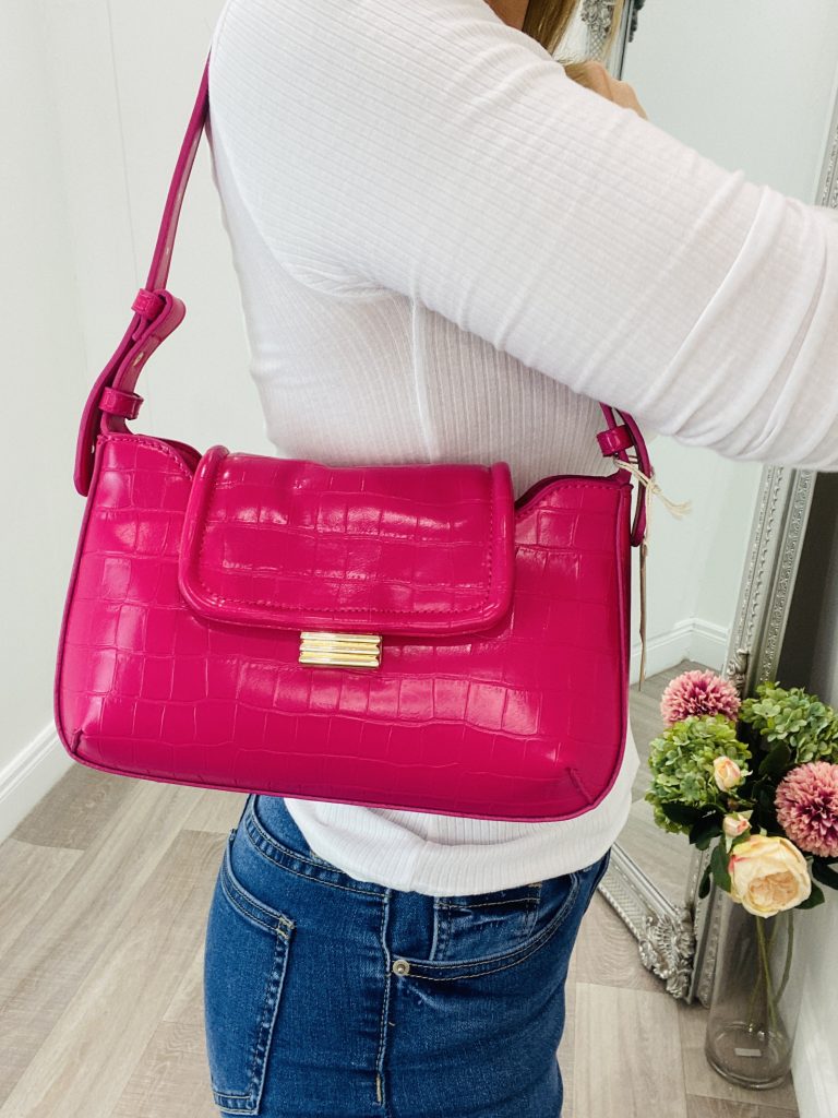 Penny Shoulder Handbag-Pink 
