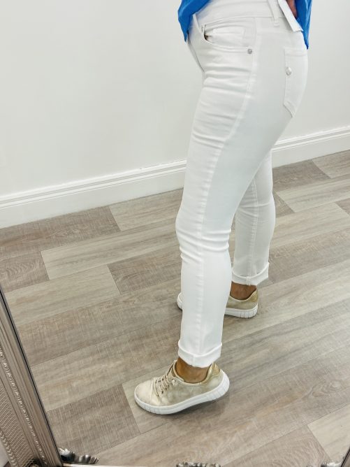 Nora Jeans in white