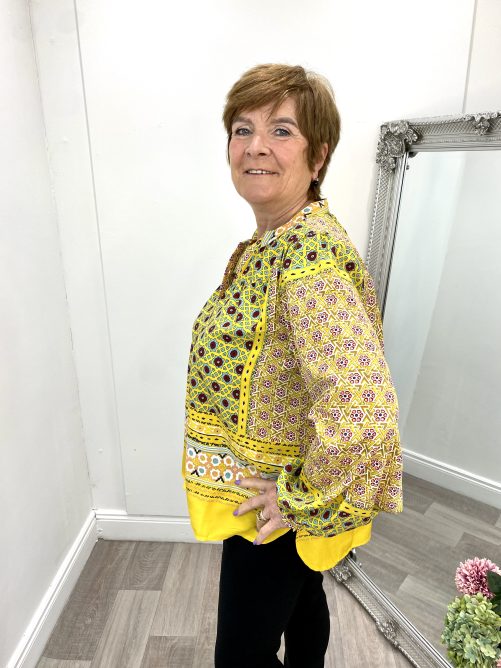 Audrey top in yellow