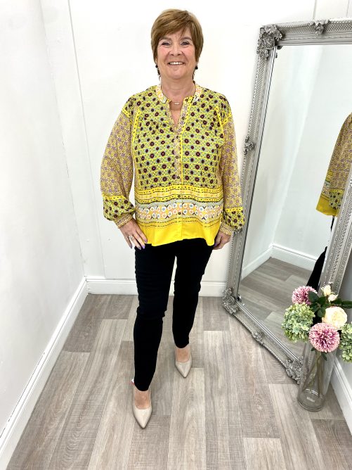 Audrey top in yellow