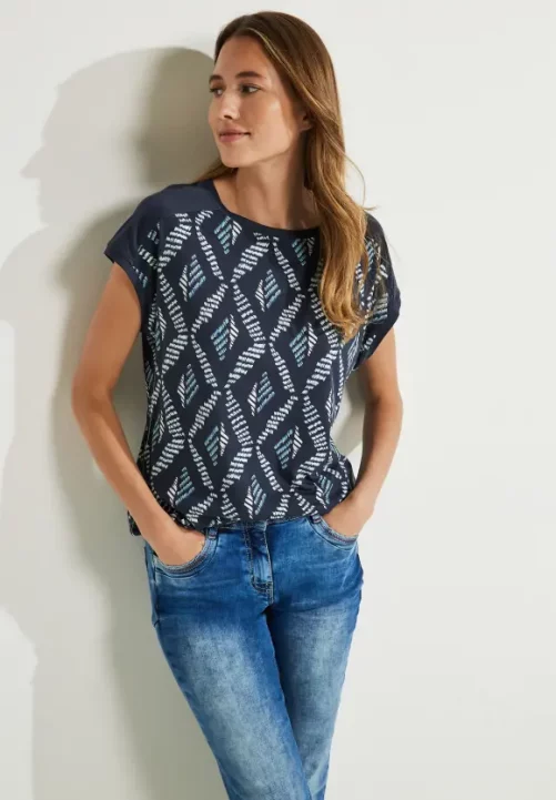 Vicky top in navy