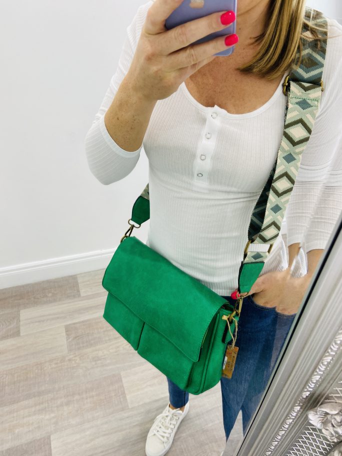 Annette vegan bag in green