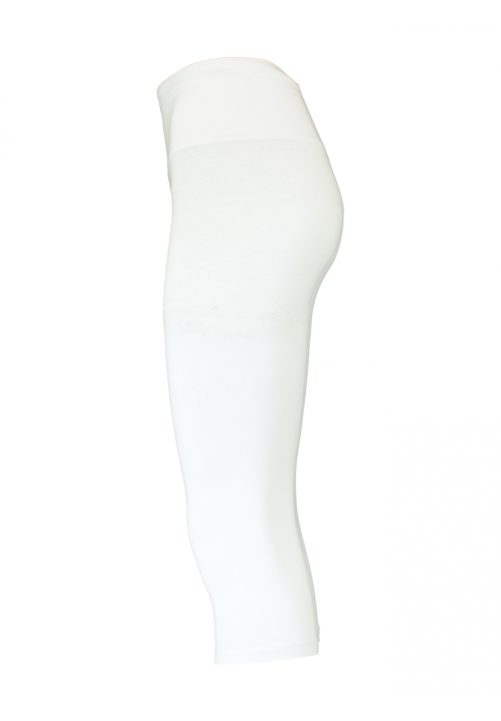 sandy capri leggings in white