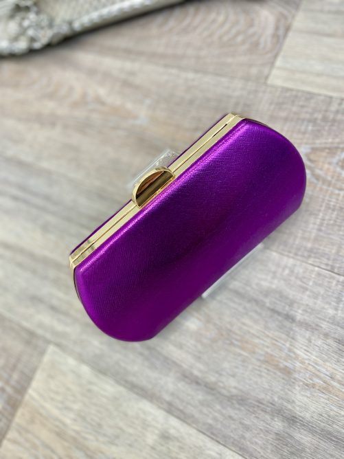 Anne clutch in purple