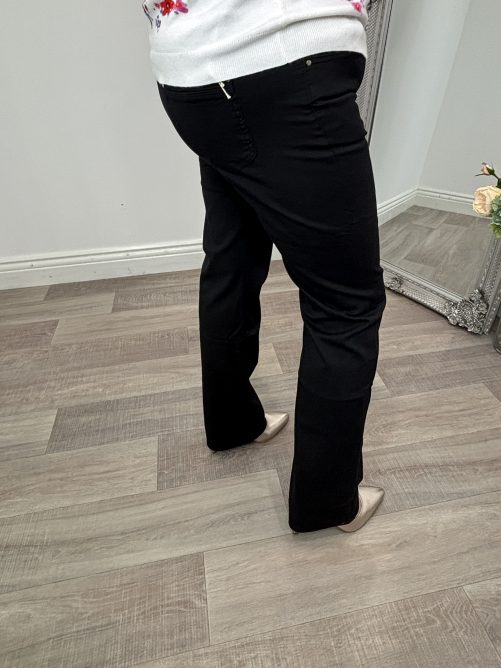 Voggo Straight Leg Jeans V1556 BLACK
